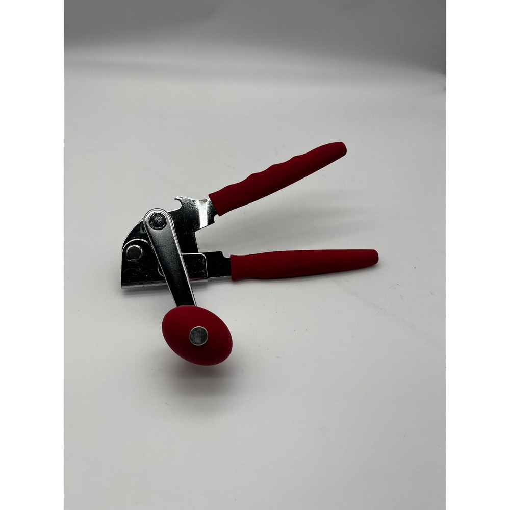 Chef Master‎ Can Opener Red Manual Handheld Bottle Opener Heavy Duty